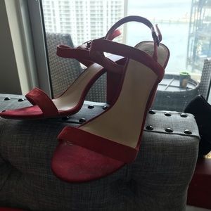 Red BP heels